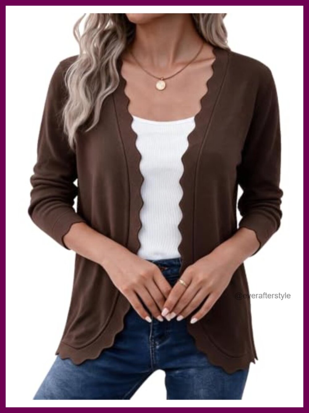 Lightweight Open Front Long Sleeve Cardigan Sweater